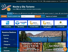 Tablet Screenshot of nocheydiaturismo.com